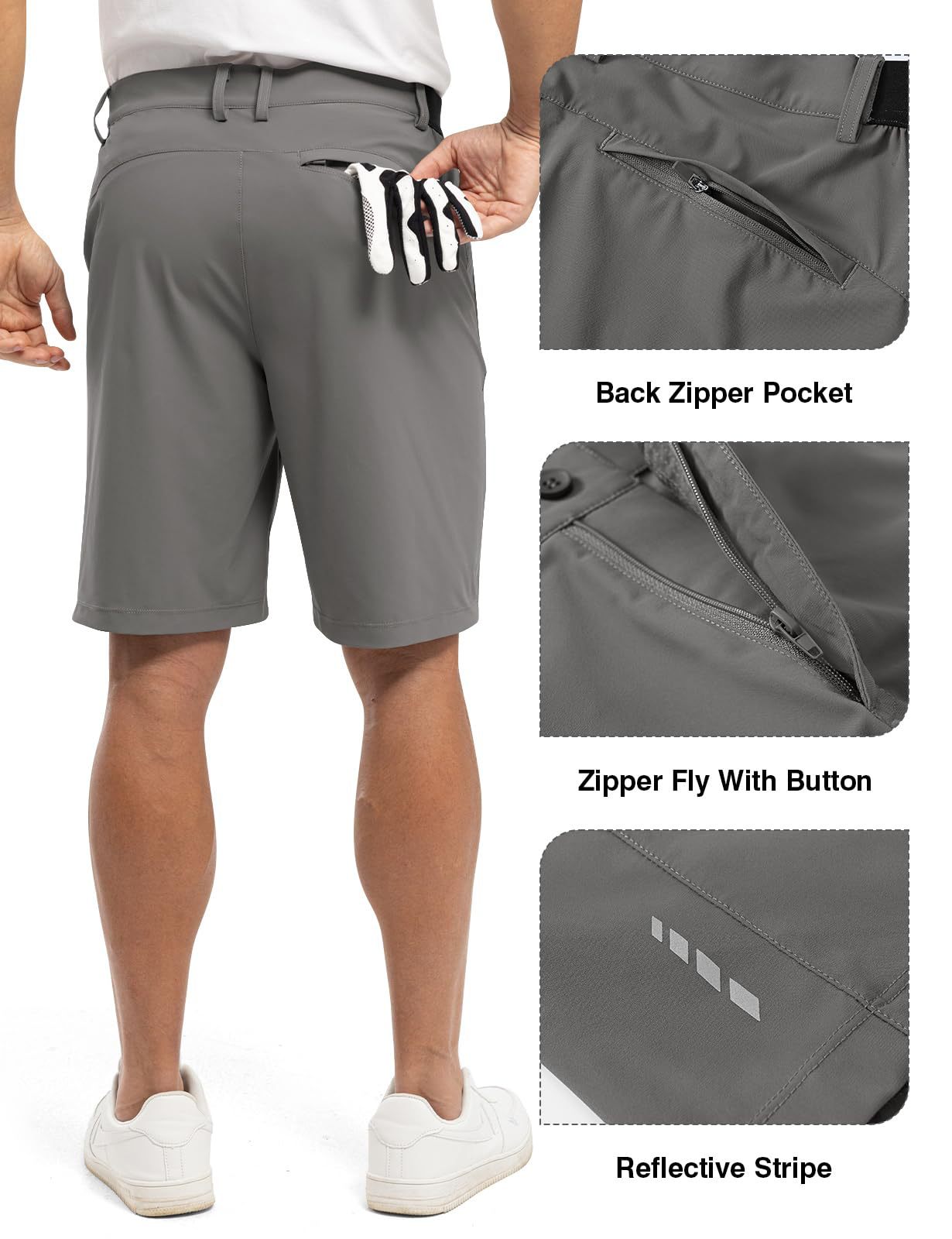 Men's Lightweight Stretch Casual Shorts
