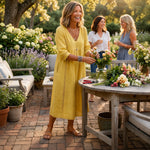 Lightweight Midi Dress with Pockets