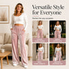 Elegant Velvet Wide-Leg Pants