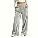 Elegant Velvet Wide-Leg Pants