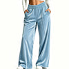 Elegant Velvet Wide-Leg Pants