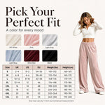 Elegant Velvet Wide-Leg Pants