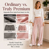 Elegant Velvet Wide-Leg Pants