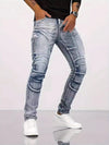 🔥 Urban Rider Jeans™ – Men's Distressed Slim Fit Denim