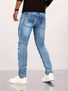 🔥 Urban Rider Jeans™ – Men's Distressed Slim Fit Denim