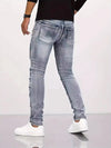 🔥 Urban Rider Jeans™ – Men's Distressed Slim Fit Denim