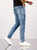 🔥 Urban Rider Jeans™ – Men's Distressed Slim Fit Denim