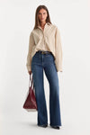 Soft Tech Wide Leg Jeans