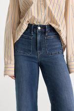 Soft Tech Wide Leg Jeans