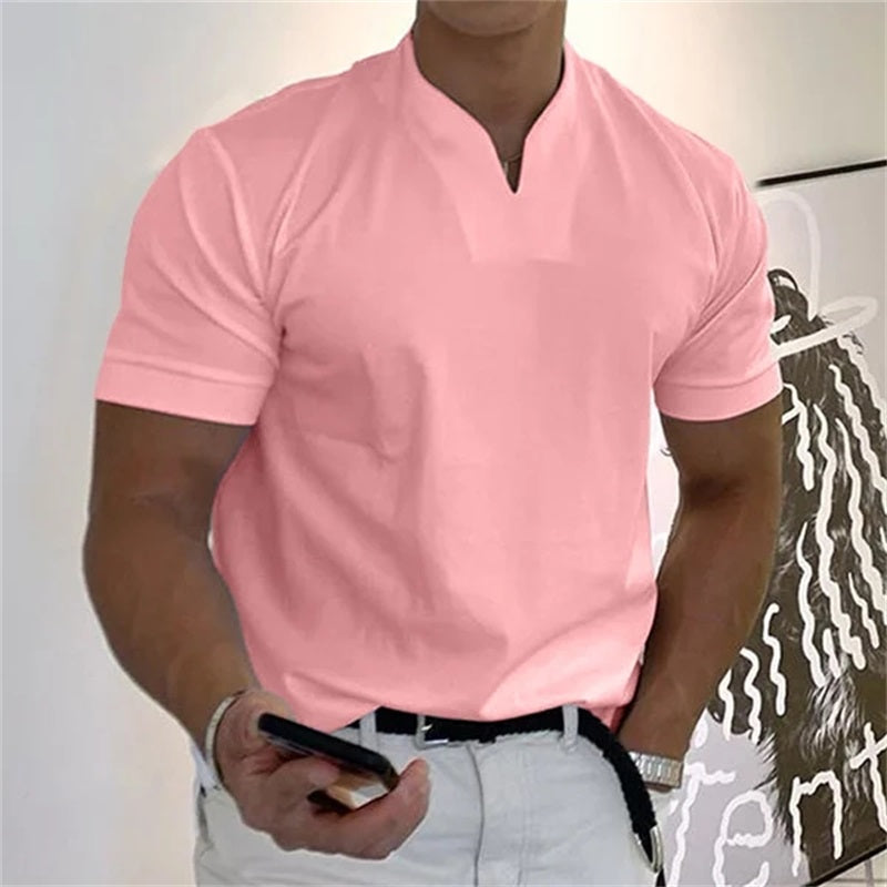 ✨Men Gentlemans Business Short Sleeve Fitness T-shirt