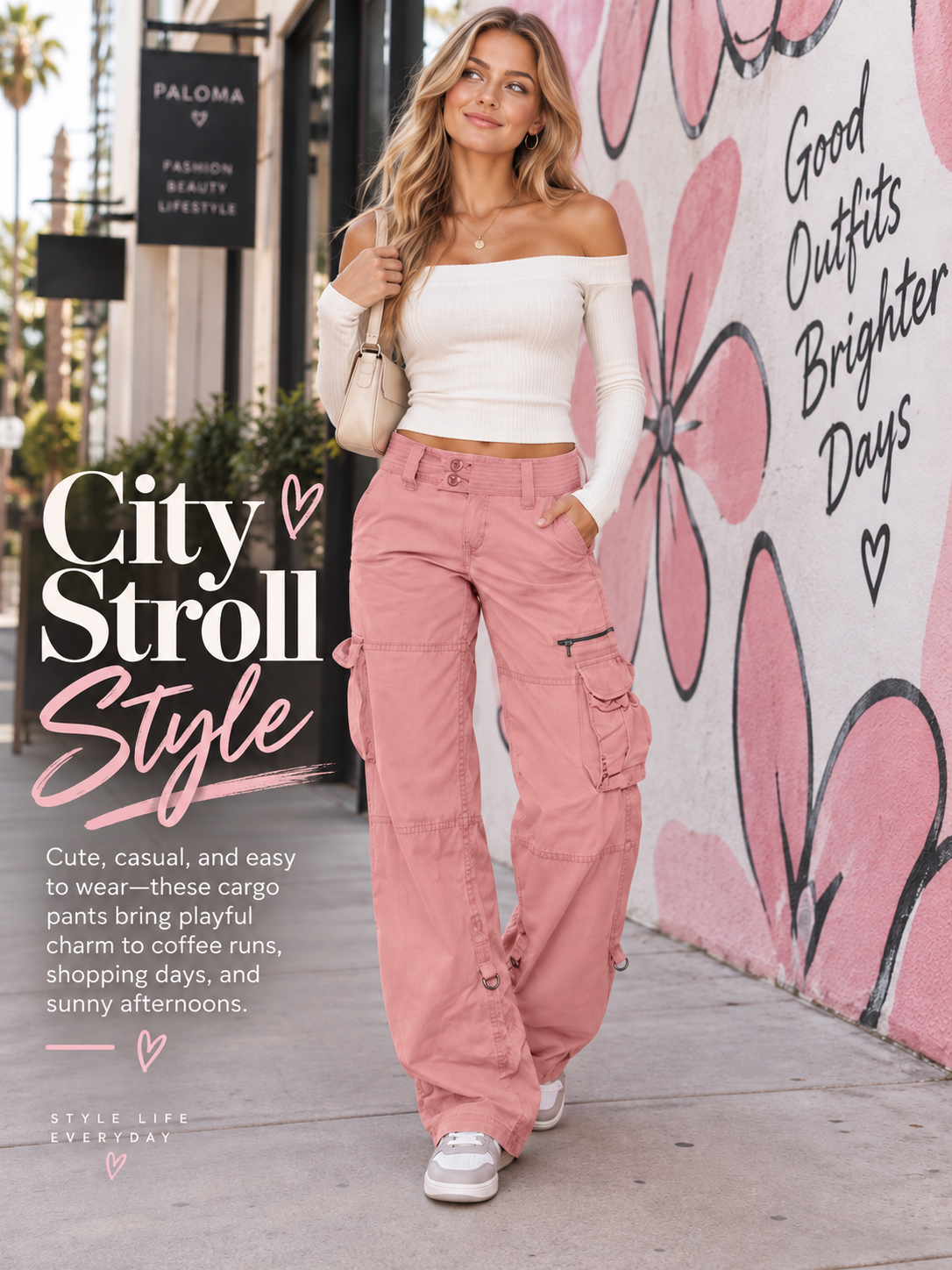 🔥Women's Vintage Wide Leg Cargo Pants👖