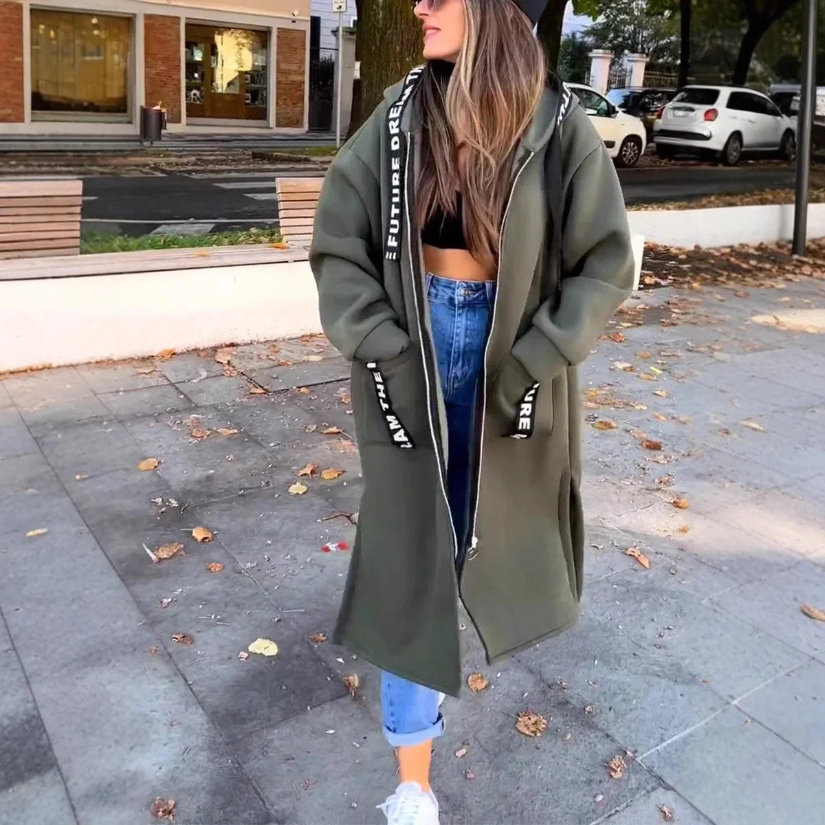💃Oversized Hooded Sweatshirt Coat for Women