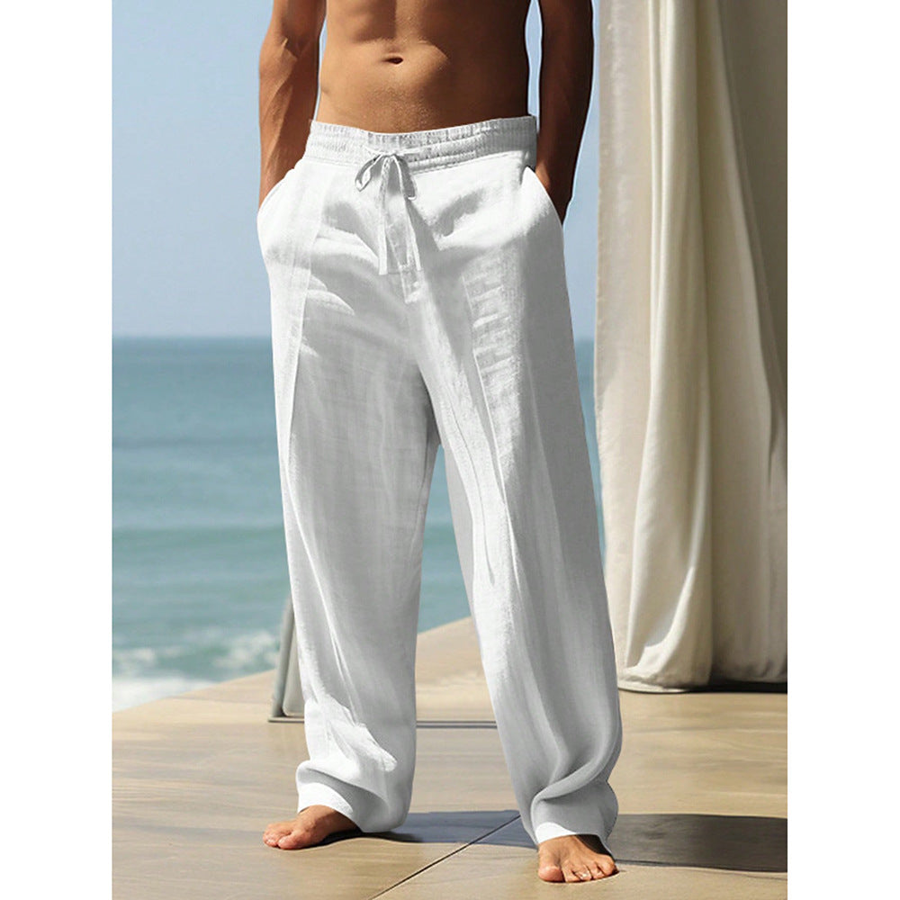 🌞 Breathable Linen Beach Pants For Men