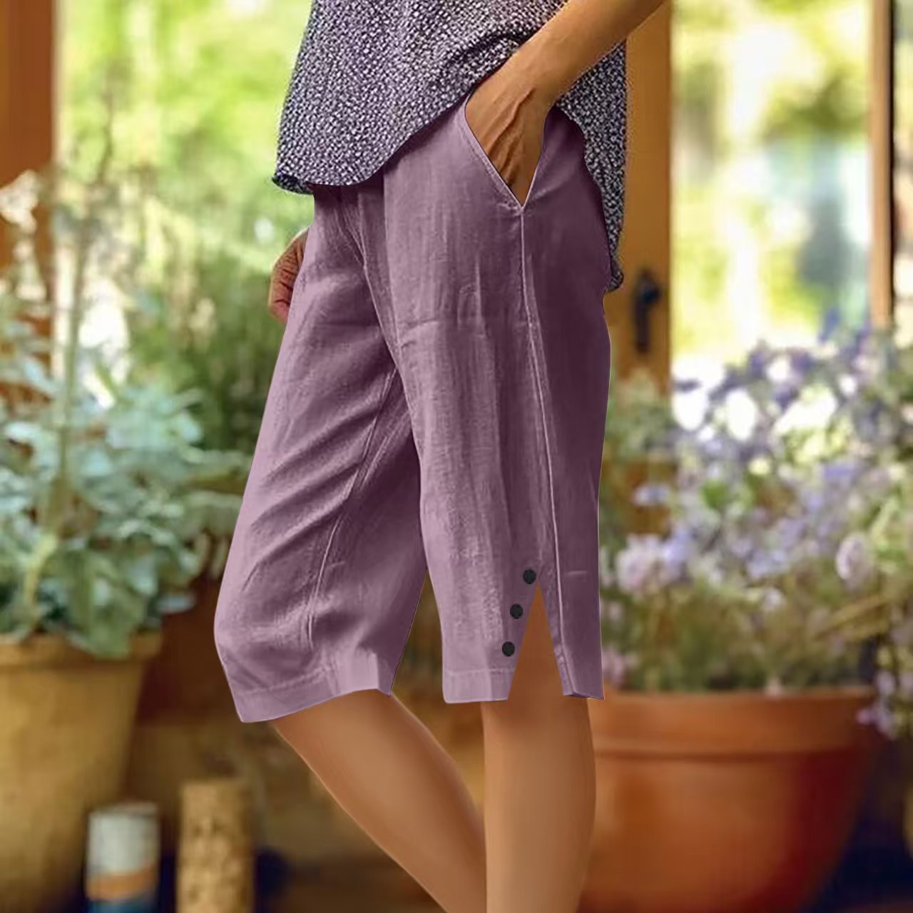 🔥Women's  the Perfect-Fit Comfort Capri Pants