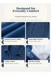 Denim Midi Shirt Dress