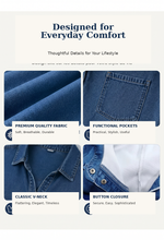 Denim Midi Shirt Dress