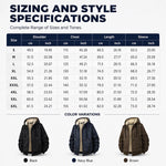Mens Winter Fleece Lined Hoodie Jacket