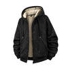 Mens Winter Fleece Lined Hoodie Jacket