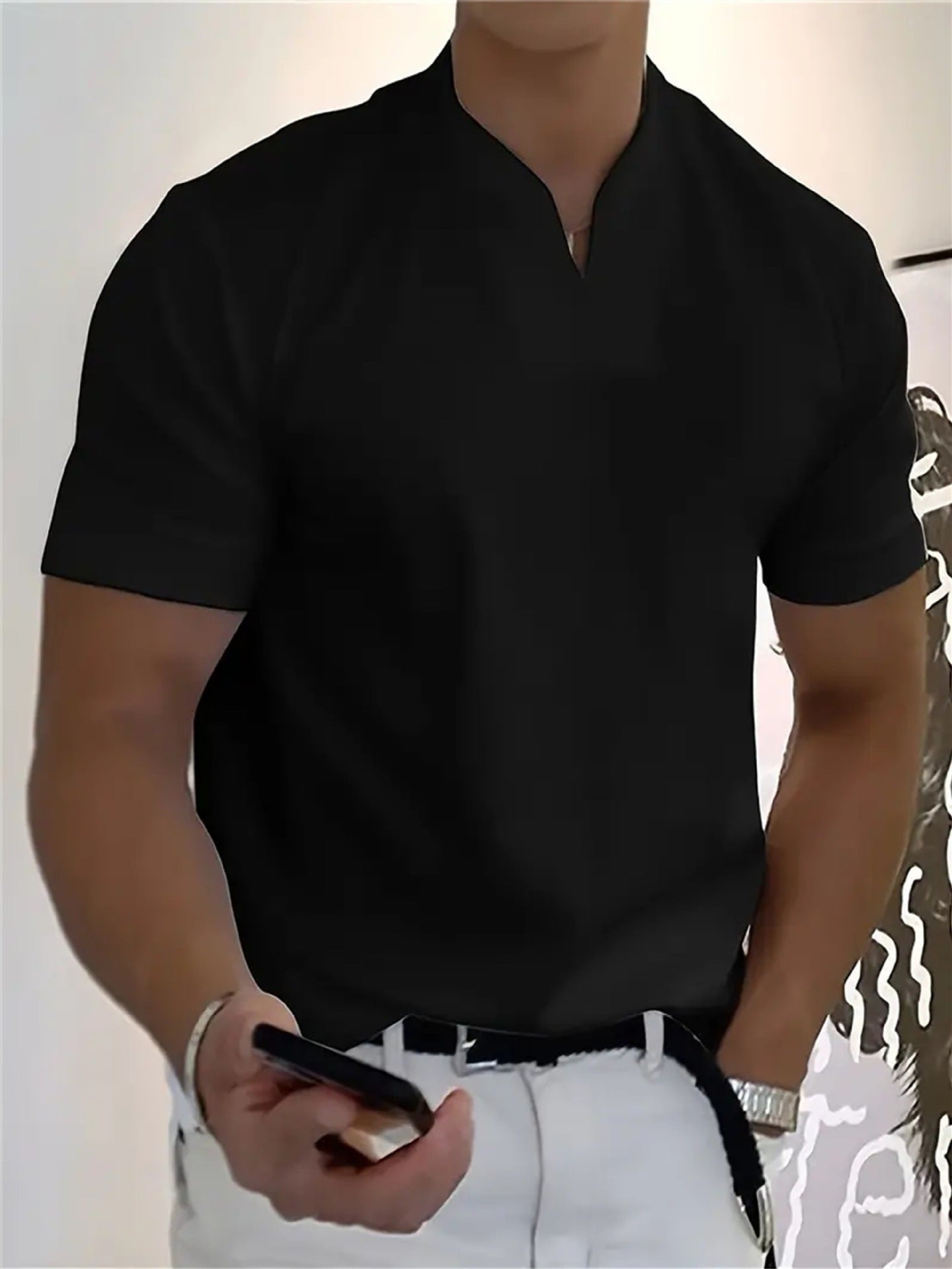 ✨Men Gentlemans Business Short Sleeve Fitness T-shirt