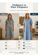 Denim Midi Shirt Dress