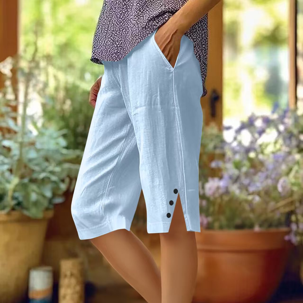 🔥Women's  the Perfect-Fit Comfort Capri Pants