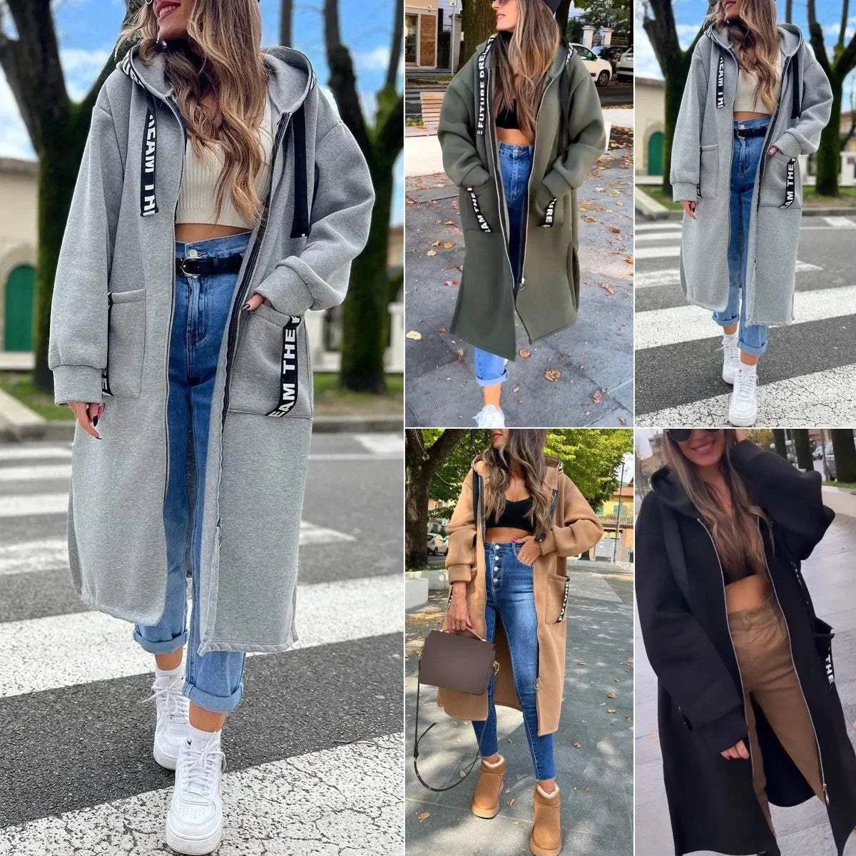 💃Oversized Hooded Sweatshirt Coat for Women