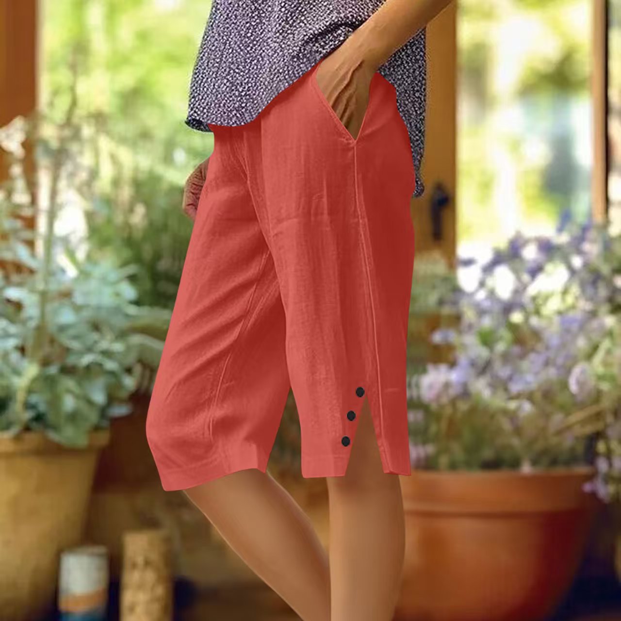 🔥Women's  the Perfect-Fit Comfort Capri Pants