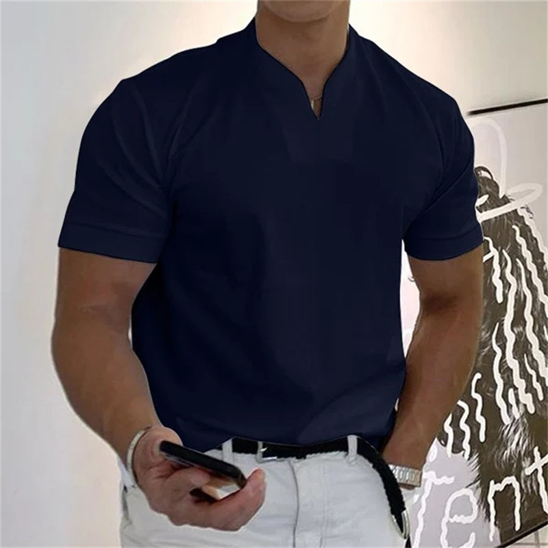 ✨Men Gentlemans Business Short Sleeve Fitness T-shirt