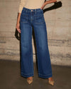 Soft Tech Wide Leg Jeans