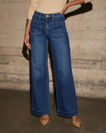 Soft Tech Wide Leg Jeans
