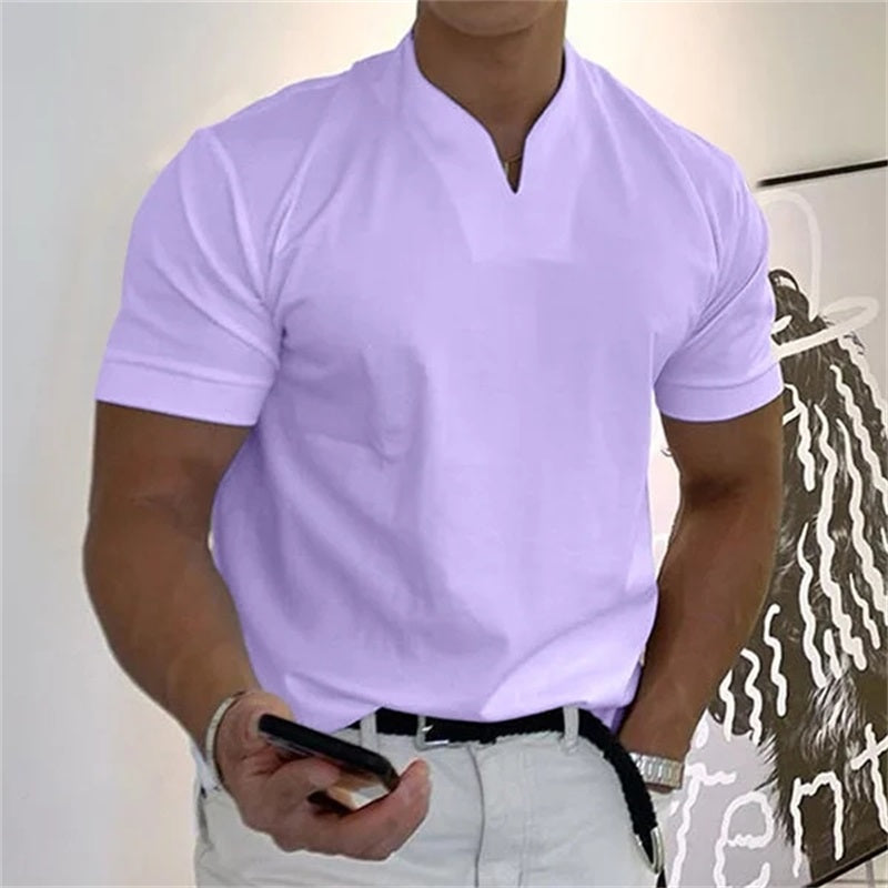 ✨Men Gentlemans Business Short Sleeve Fitness T-shirt
