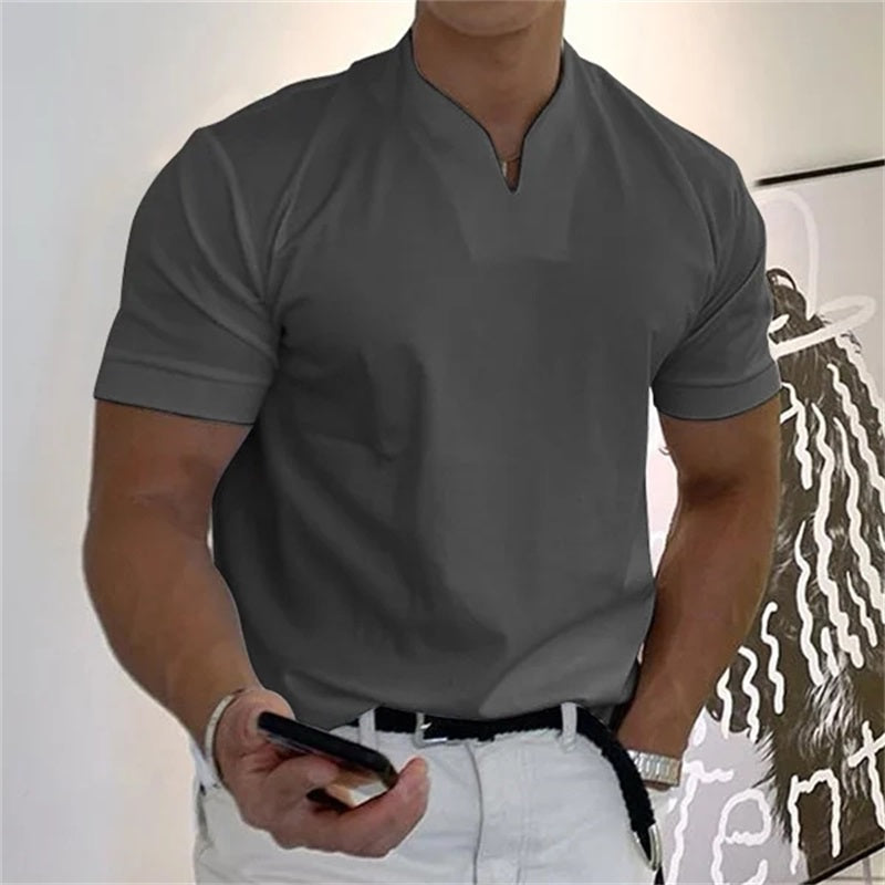 ✨Men Gentlemans Business Short Sleeve Fitness T-shirt