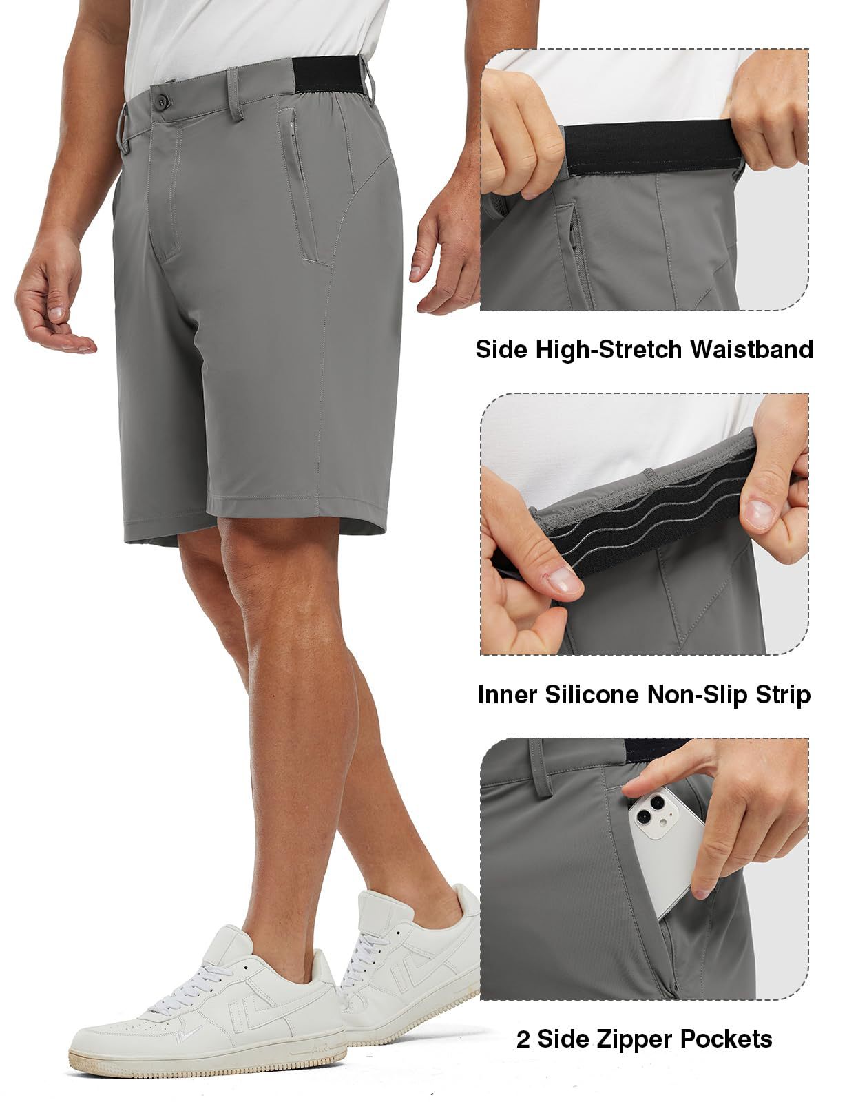 Men's Lightweight Stretch Casual Shorts