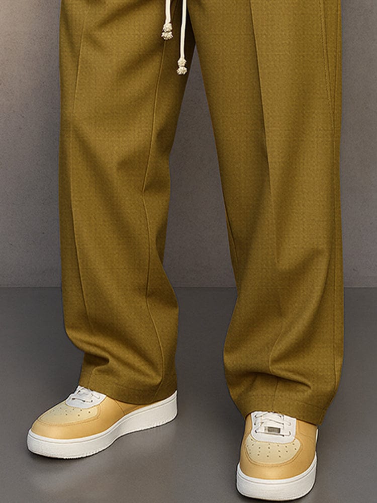 🔥Men's Modern Ease Wide-Leg Drawstring Trousers