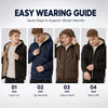 Mens Winter Fleece Lined Hoodie Jacket