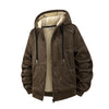 Mens Winter Fleece Lined Hoodie Jacket