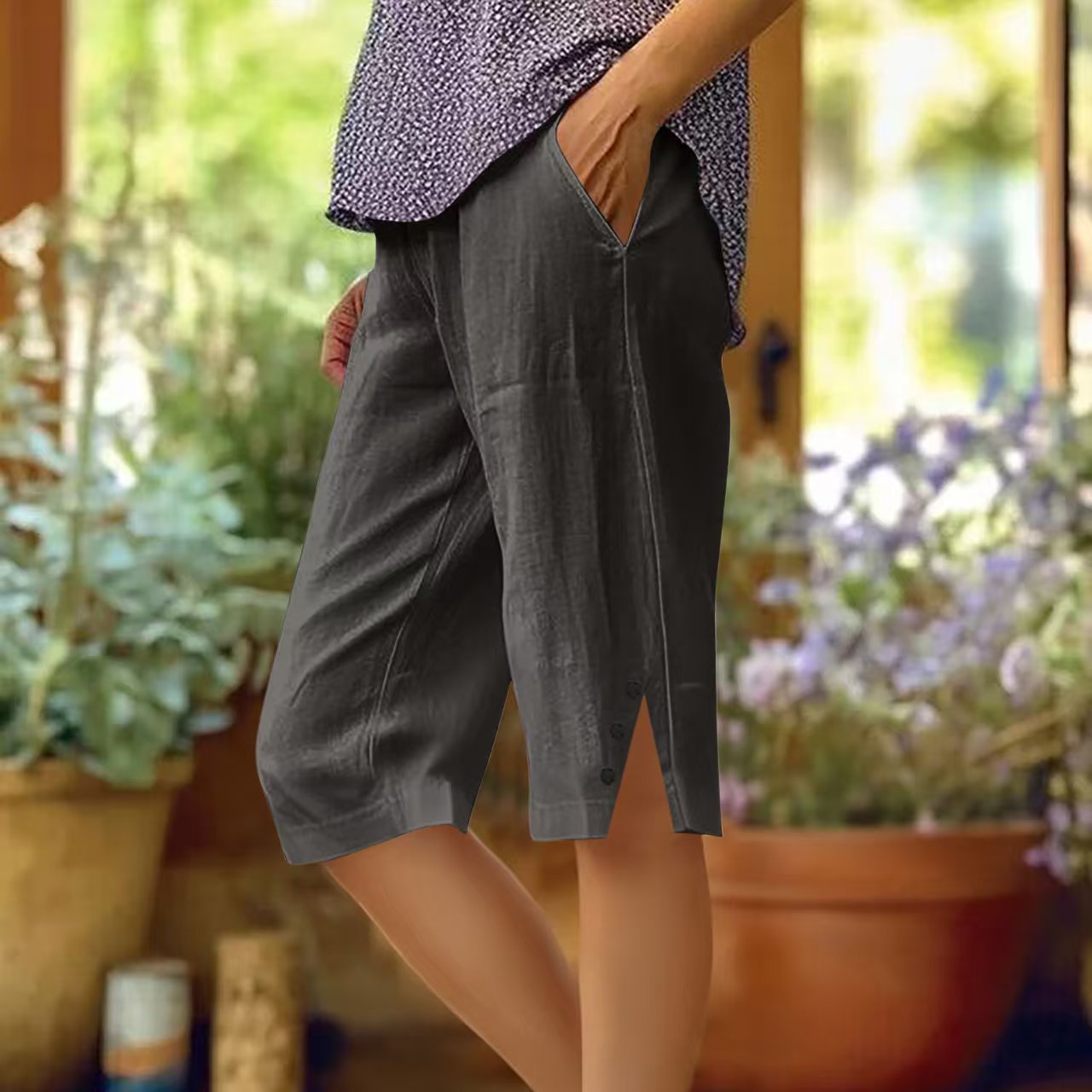 🔥Women's  the Perfect-Fit Comfort Capri Pants