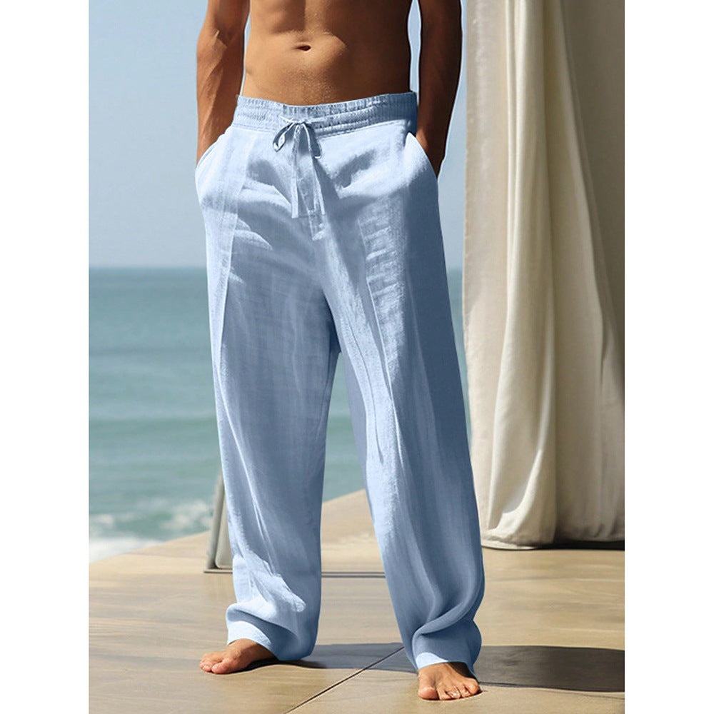 🌞 Breathable Linen Beach Pants For Men