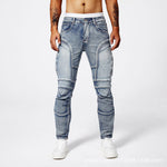 🔥 Urban Rider Jeans™ – Men's Distressed Slim Fit Denim