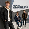 Mens Winter Fleece Lined Hoodie Jacket