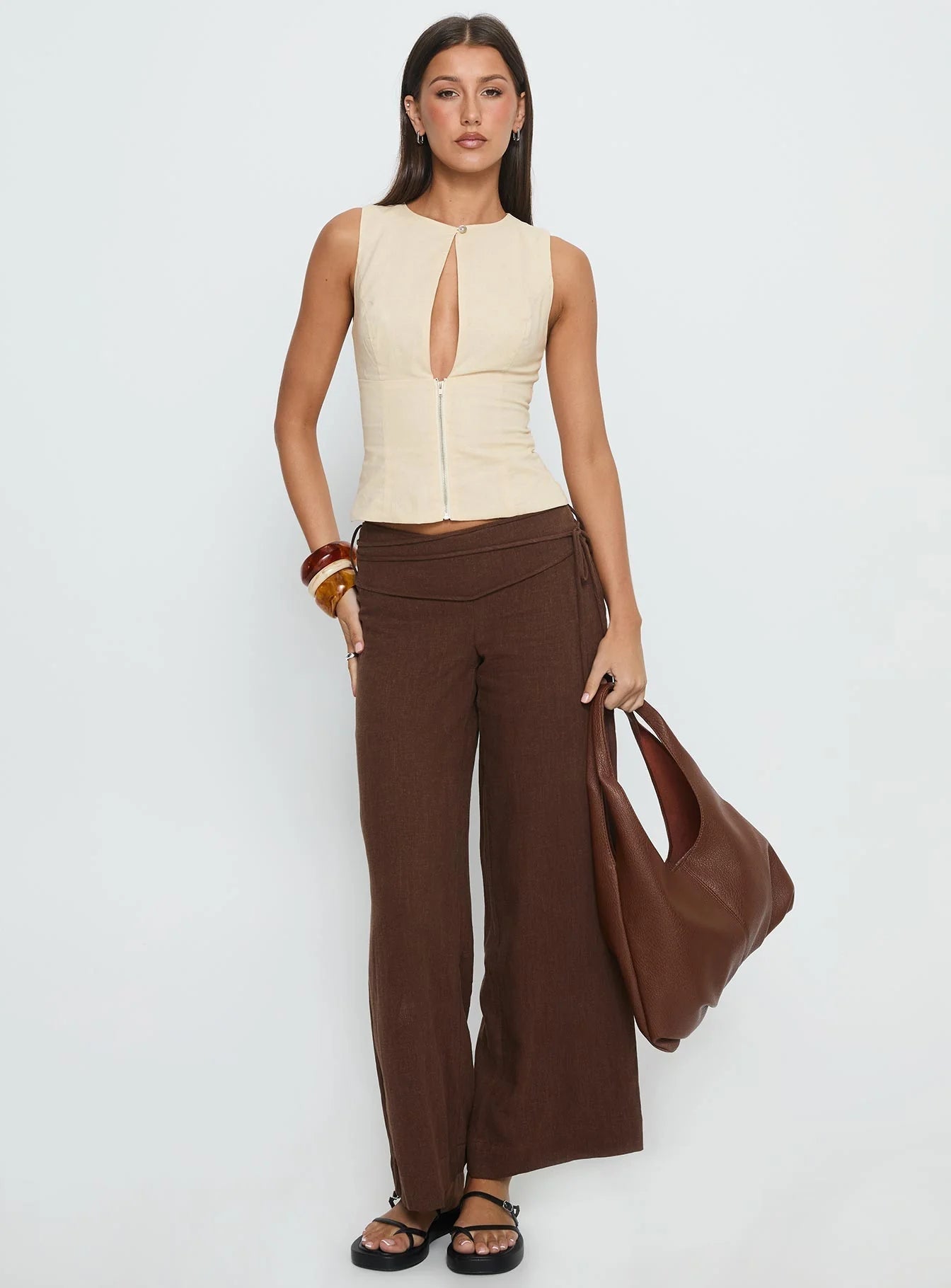 🔥Eluna Linen Wide Pants