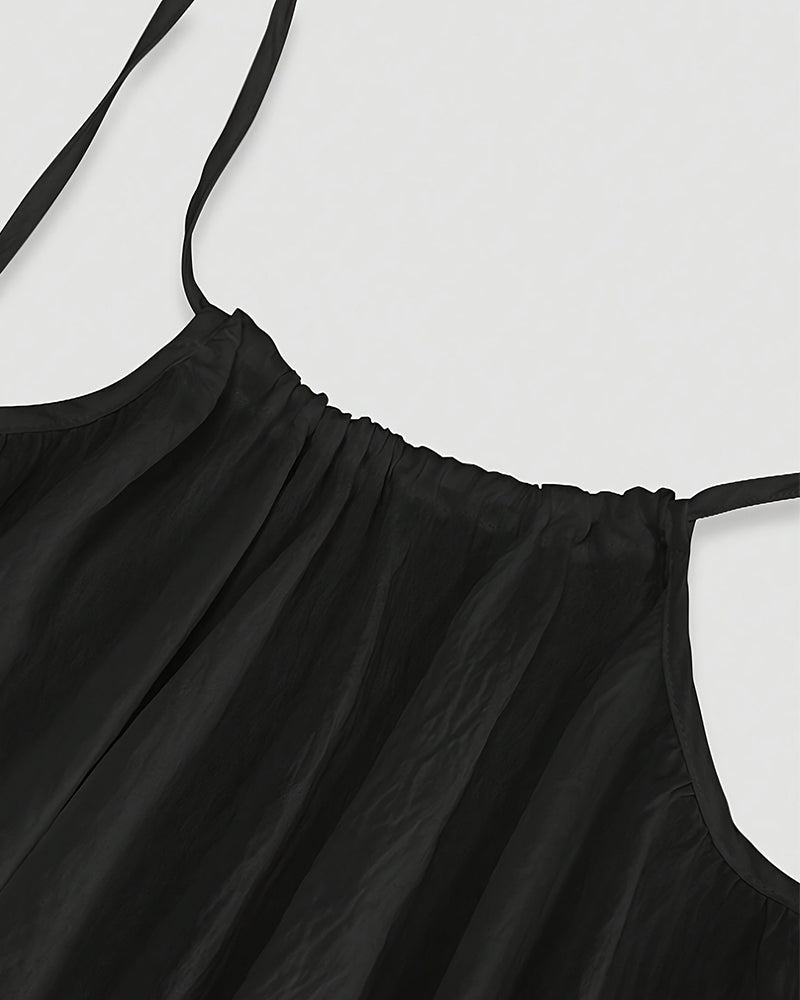 Summer Backless Maxi Slip Dress