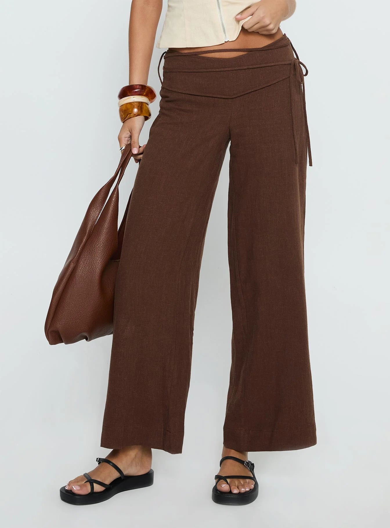 🔥Eluna Linen Wide Pants