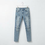 🔥 Urban Rider Jeans™ – Men's Distressed Slim Fit Denim