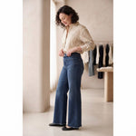 Soft Tech Wide Leg Jeans